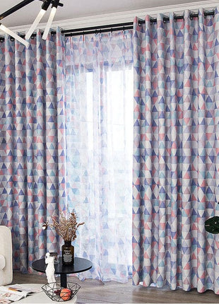 Rideau Motif Geometrique