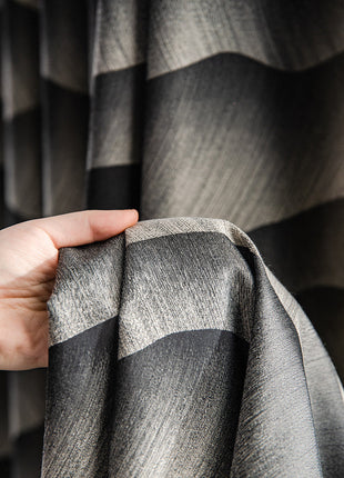 Rideau Noir Dégradé Blanc