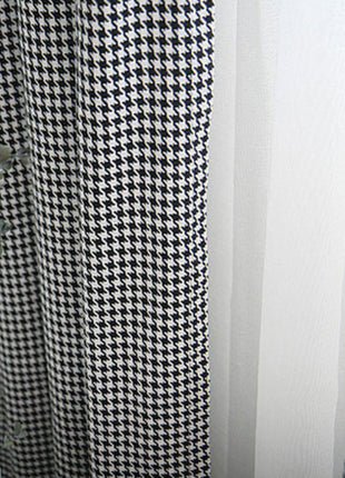 Rideau Noir et Blanc Design