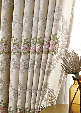 Rideau Romantique Fleuri