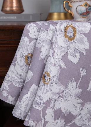 Rideau Rose Fleur Blanche