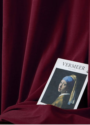 Rideau Rouge Velours