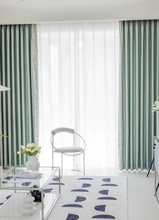 Rideau Thermique Vert D'eau