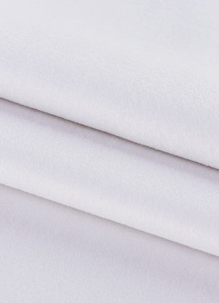 Rideau Velours Blanc