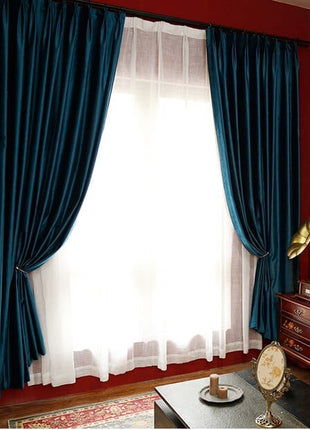 Rideau Velours Bleu Nuit