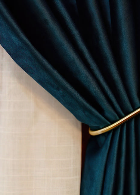 Rideau Velours Bleu Nuit