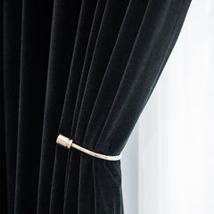 Rideau Velours Noir