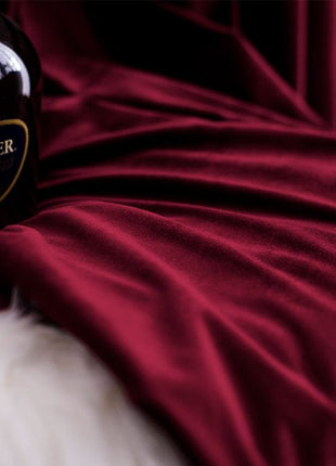 Rideau Velours Rouge