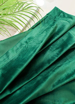 Rideau Velours Vert