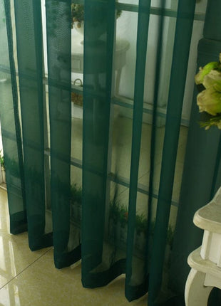 Rideau Voilage Vert