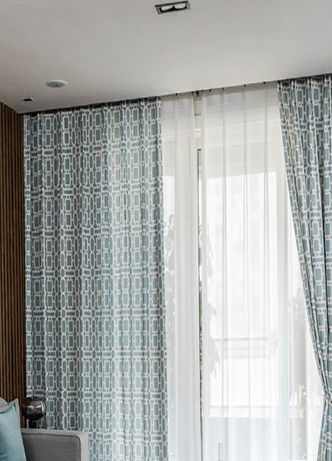 Rideau a Motifs Geometriques