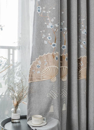 Rideau avec Motif Chinois