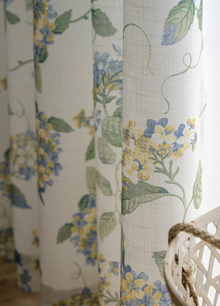 Rideau blanc provençal