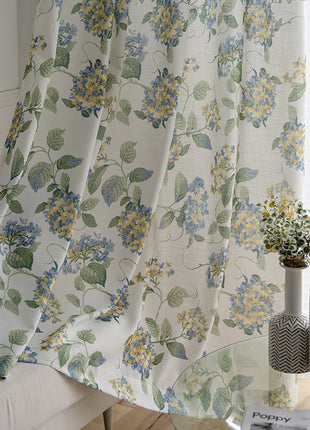 Rideau blanc provençal