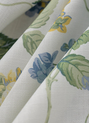 Rideau blanc provençal