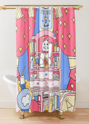 Rideau de Douche Japonais  (L180cm x H200cm)