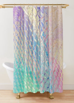 Rideau de Douche Rose  (L180cm x H200cm)