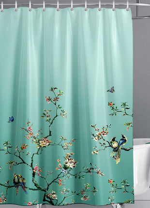 Rideau de Douche Sakura Japonais  (L180cm x H200cm)