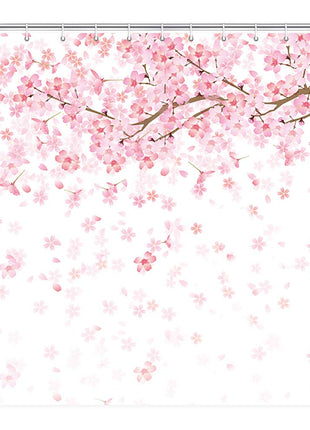 Rideau de Douche Sakura Japonais  (L180cm x H200cm)