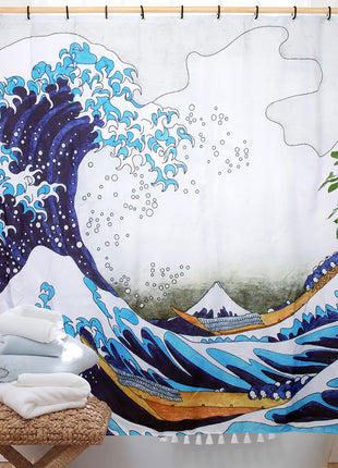 Rideau de Douche Vague de Kanagawa (L180cm x H200cm)