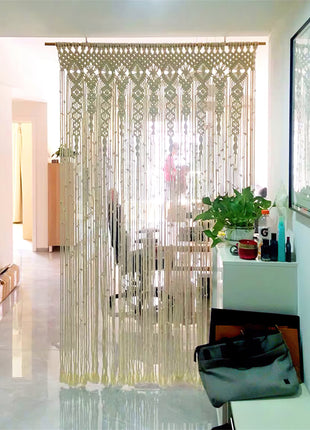 Rideau de Porte Macramé  <br /> (L60cm x 230cm)
