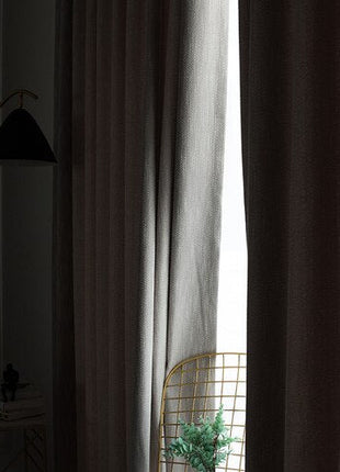 Rideau en Lin Gris