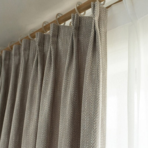 Rideau en Lin Gris