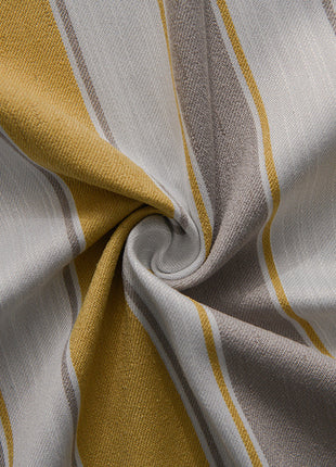 Rideau jaune Gris Blanc