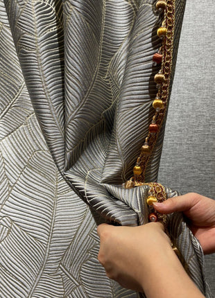 Rideaux Gris Argenté