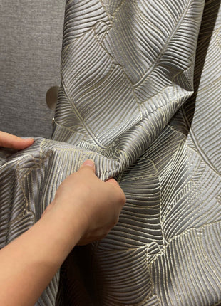 Rideaux Gris Argenté