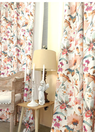 Rideaux Motifs Vintage