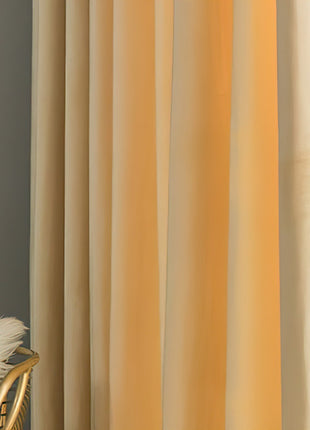 Rideaux Velours Jaune