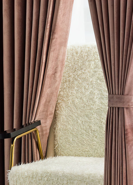 Rideaux en Velours Rouge