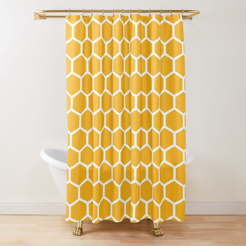 Geometric Shower Curtain (W71