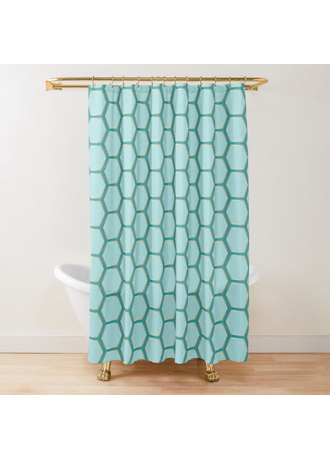 Rideu de Douche Geometrique  (L180cm x H200cm)