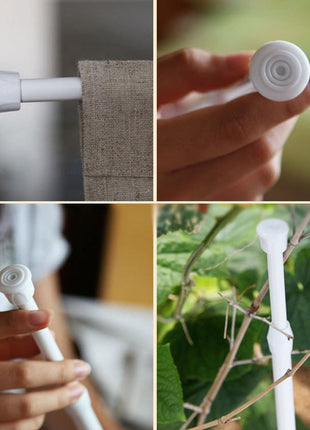 Tringle à Rideau Extensible sans Percage (30-90cm)