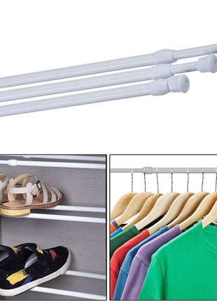 Tringle à Rideau Extensible sans Percage (30-90cm)