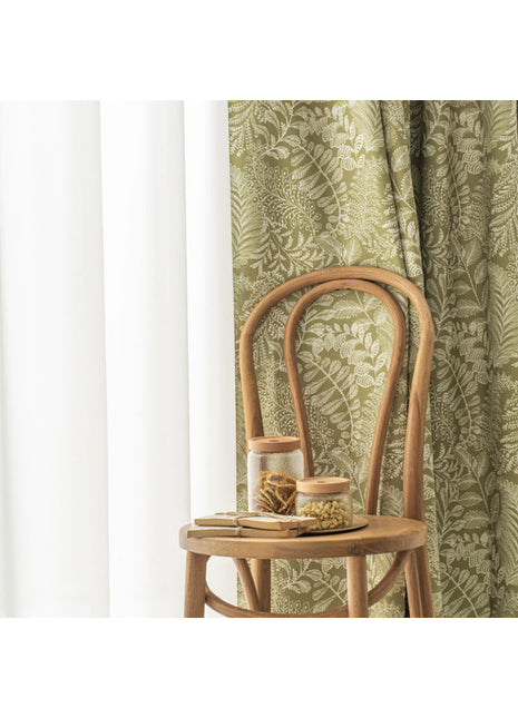 Vert motifs blanc