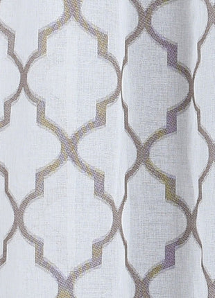 Voilage Blanc Motifs Moderne