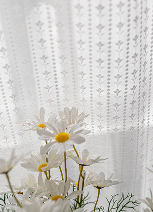 Voilage Blanc Tendance