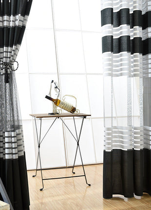 Voilage Noir et Blanc