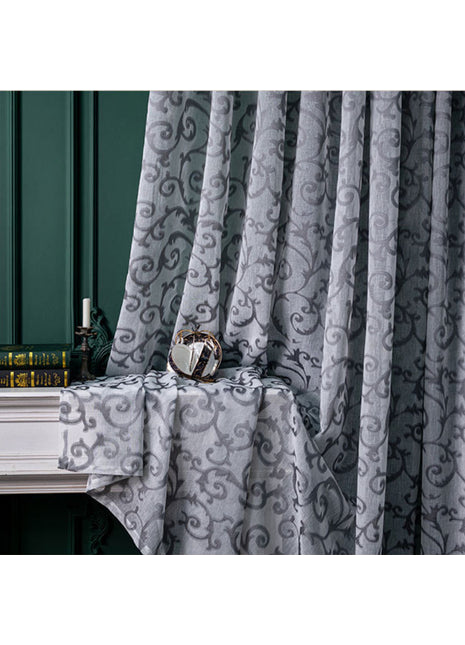 Voilage Noir motifs